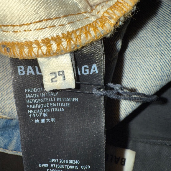 Balenciaga Two-Tone Skinny Jeans — 2019 (Demna Gvasalia) - Picture 2 of 9